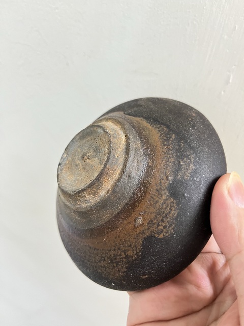 古玩陶瓷吉州窯月影梅茶盞真品鑒賞圖