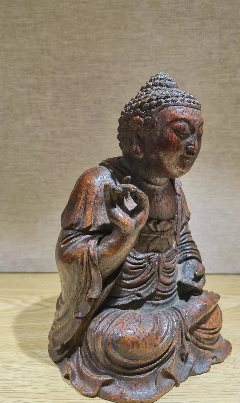 古玩雜項竹雕佛造像真品鑒賞圖