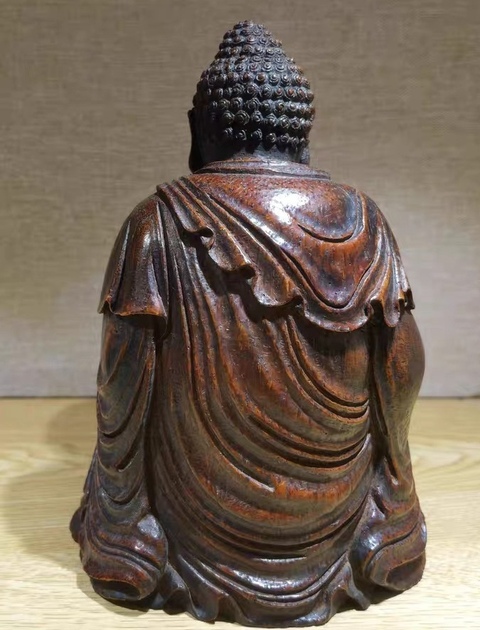 古玩雜項竹雕佛造像真品鑒賞圖