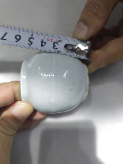 古玩陶瓷白釉蓮子罐拍賣,當前價格3500元