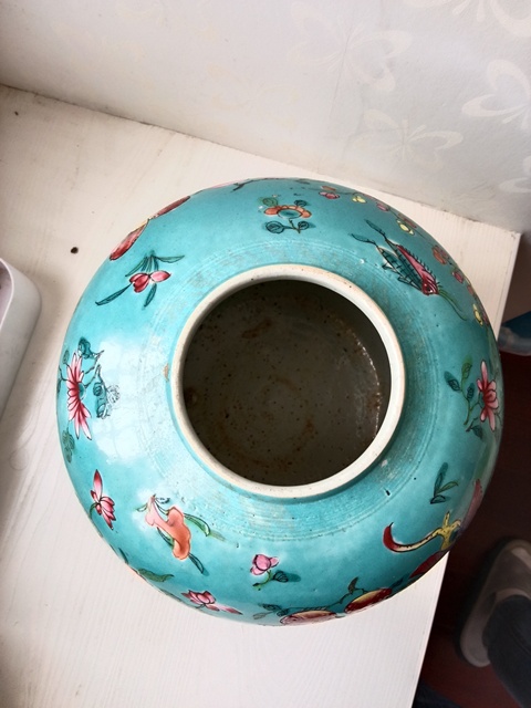 古玩陶瓷粉彩蓋罐真品鑒賞圖
