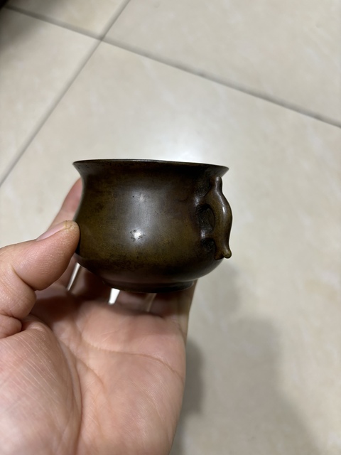 古玩銅器爐子真品鑒賞圖