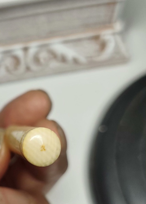 古玩雜項牙筆真品鑒賞圖