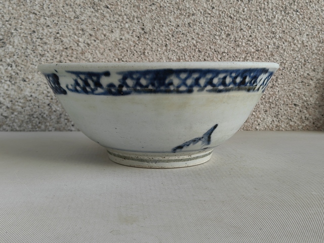 古玩陶瓷清早期青花碗拍賣，當(dāng)前價(jià)格450元