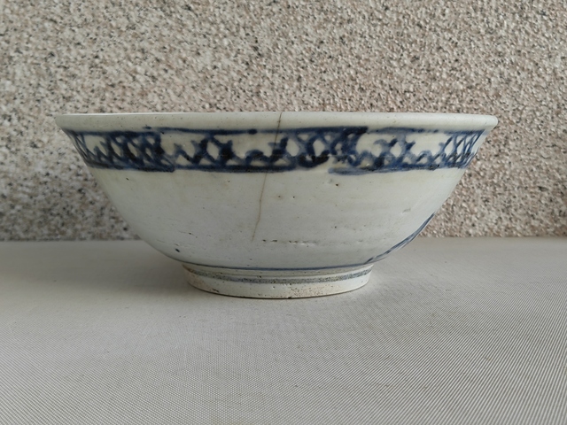 古玩陶瓷清早期青花碗拍賣，當(dāng)前價(jià)格450元