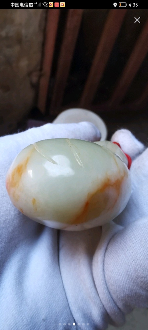 古玩玉器和田玉猴把件真品鑒賞圖