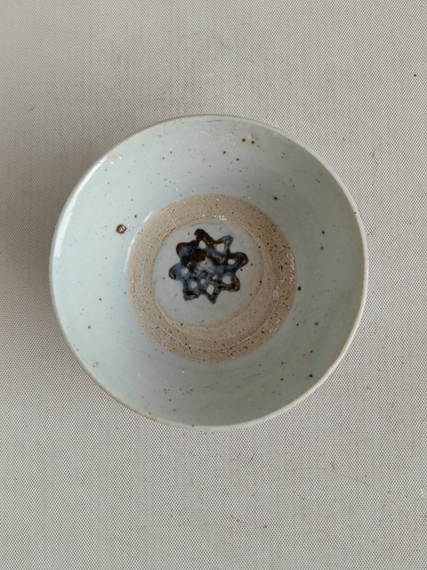 古玩陶瓷花卉紋青花碗拍賣，當前價格550元