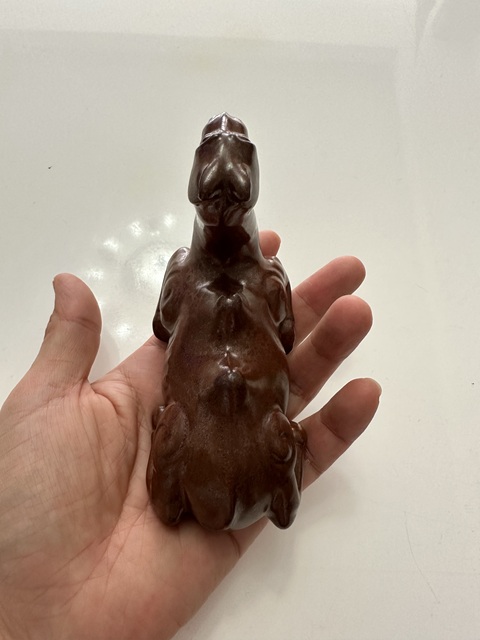 古玩陶瓷紫金釉駱駝真品鑒賞圖