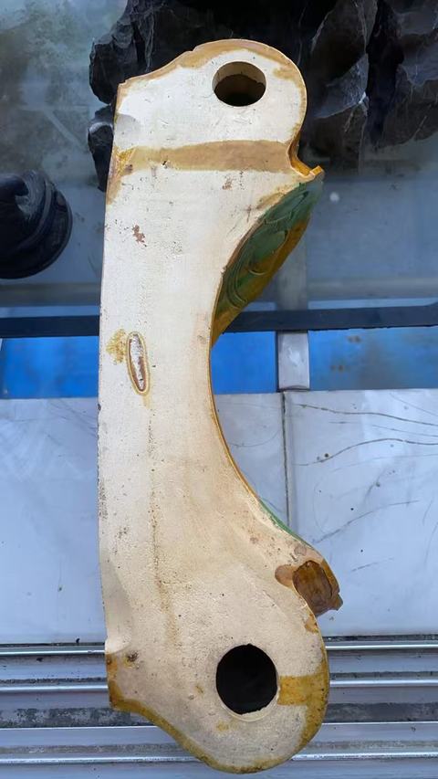 古玩陶瓷素三彩瓷枕真品鑒賞圖