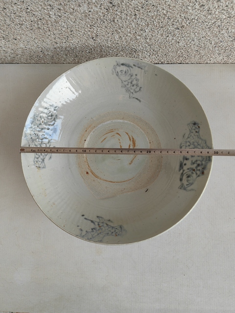 古玩陶瓷魚紋青花盤真品鑒賞圖