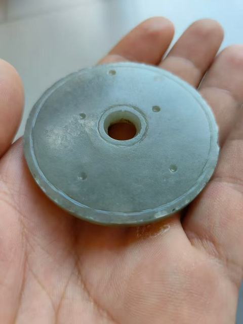 古玩玉器和田玉璧真品鑒賞圖