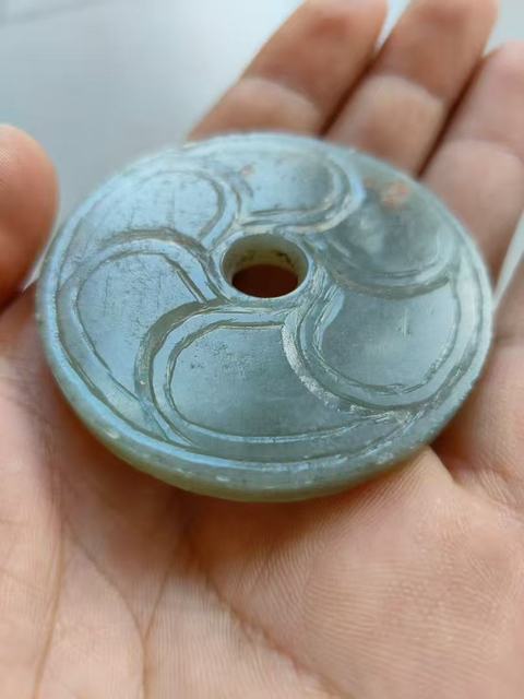 古玩玉器和田玉璧真品鑒賞圖