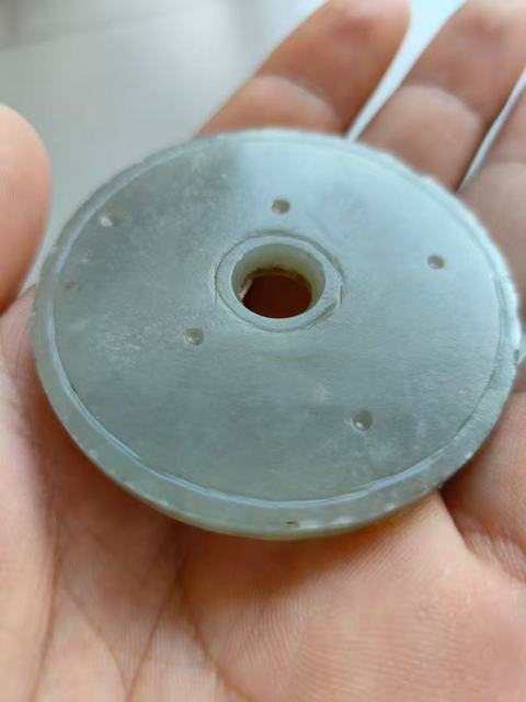 古玩玉器和田玉璧真品鑒賞圖