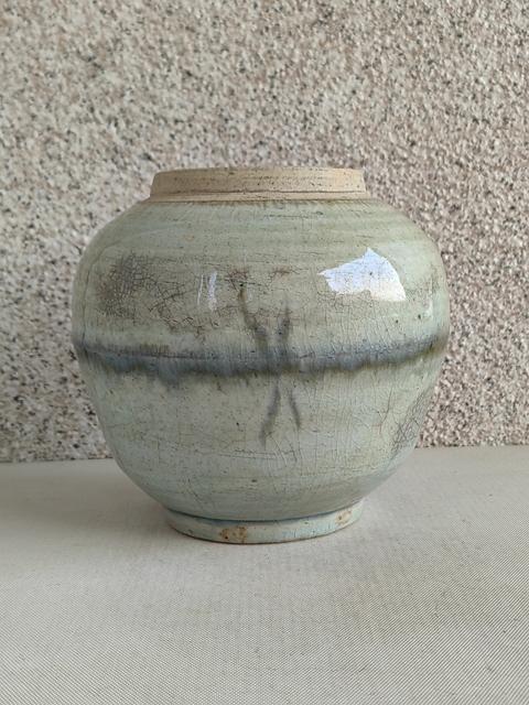 古玩陶瓷明末清初青花罐拍賣，當前價格680元