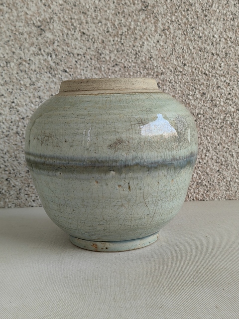 古玩陶瓷明末清初青花罐拍賣，當前價格680元