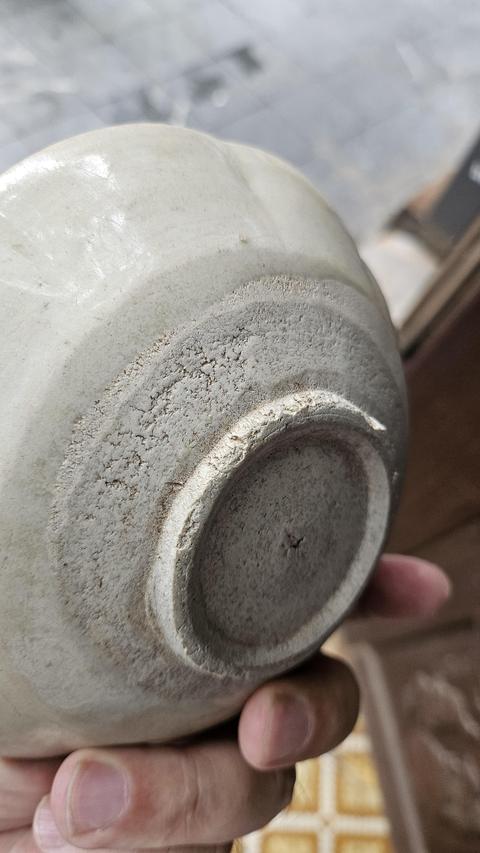 古玩陶瓷青白釉葵口盤真品鑒賞圖