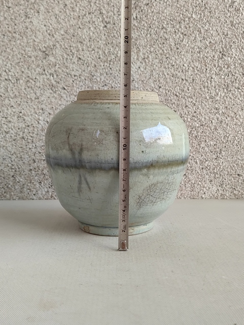古玩陶瓷明末清初青花罐拍賣，當前價格680元