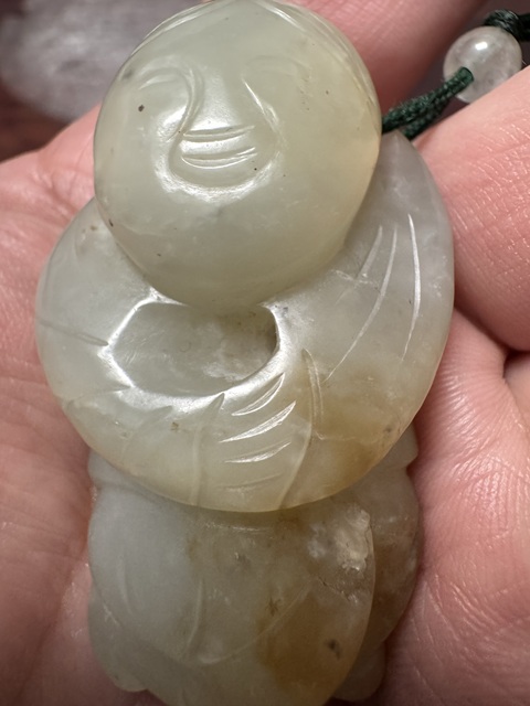 古玩玉器和田玉雕“童子”真品鑒賞圖