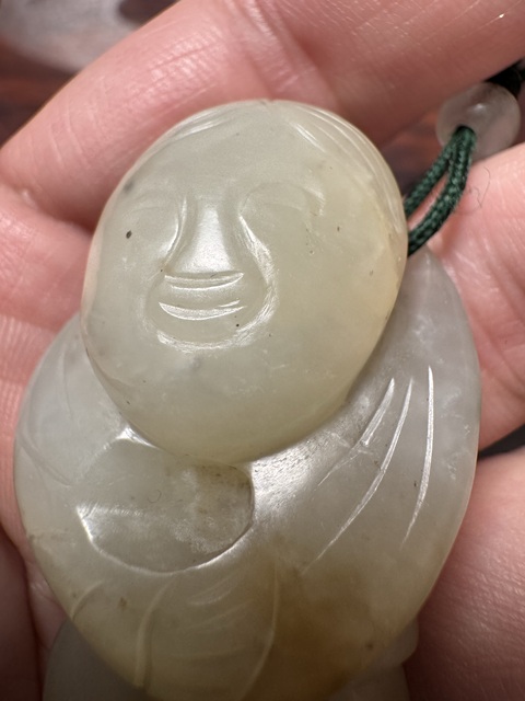 古玩玉器和田玉雕“童子”真品鑒賞圖