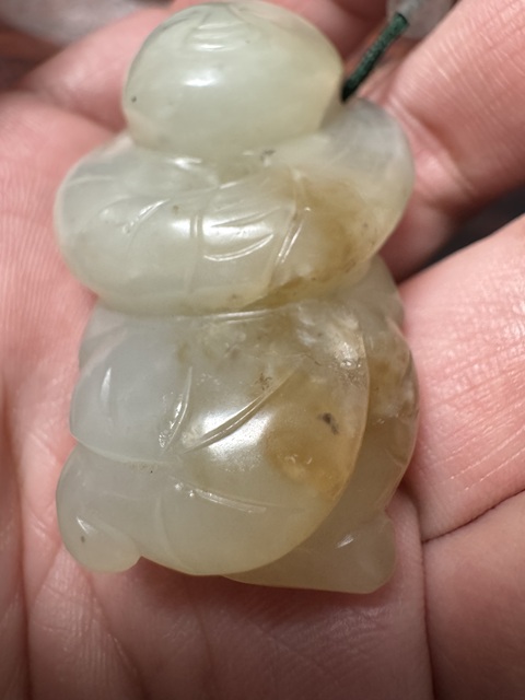 古玩玉器和田玉雕“童子”真品鑒賞圖