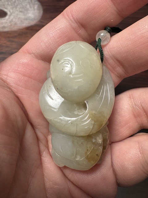 古玩玉器和田玉雕“童子”真品鑒賞圖
