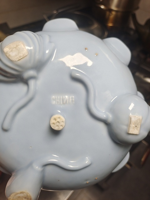 古玩陶瓷天藍釉水仙盆真品鑒賞圖
