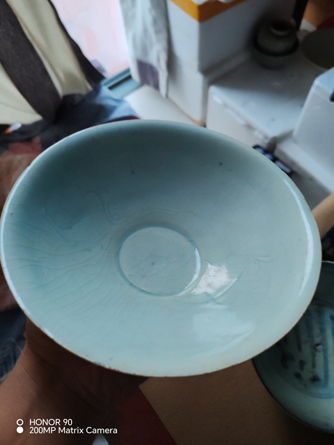 古玩陶瓷宋代·青白釉刻魚紋碗 真品鑒賞圖