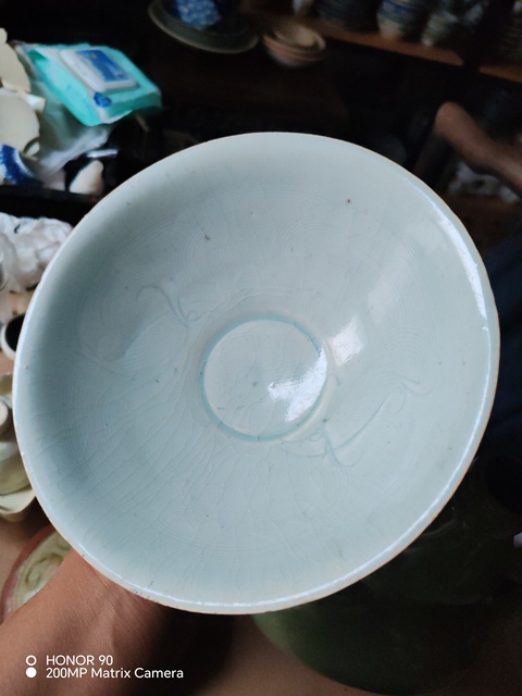古玩陶瓷宋代·青白釉刻魚紋碗 真品鑒賞圖