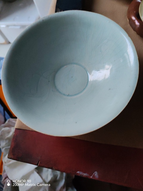 古玩陶瓷宋代·青白釉刻魚紋碗 真品鑒賞圖