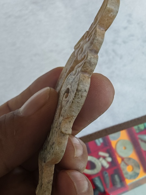 古玩玉器仿古做舊玉龍型件真品鑒賞圖