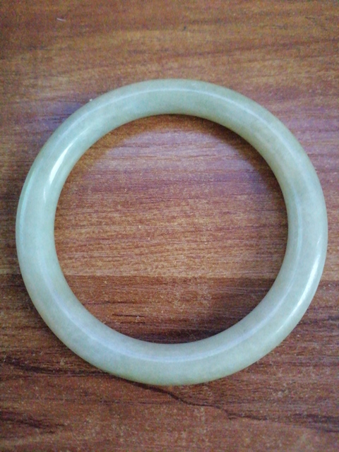 古玩玉器天然翡翠手鐲真品鑒賞圖