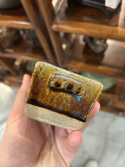 古玩陶瓷石灣鈞釉香爐真品鑒賞圖