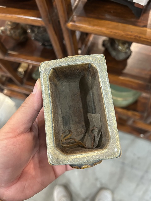 古玩陶瓷石灣鈞釉香爐真品鑒賞圖