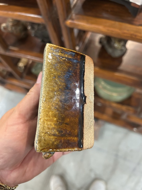 古玩陶瓷石灣鈞釉香爐真品鑒賞圖