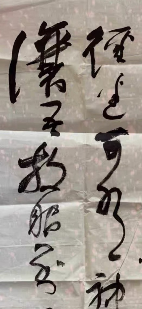 古玩字畫稚柳款草書作品真品鑒賞圖