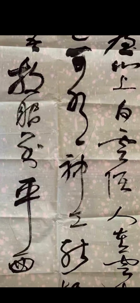 古玩字畫稚柳款草書作品真品鑒賞圖