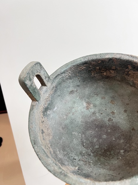 古玩銅器秦鼎真品鑒賞圖