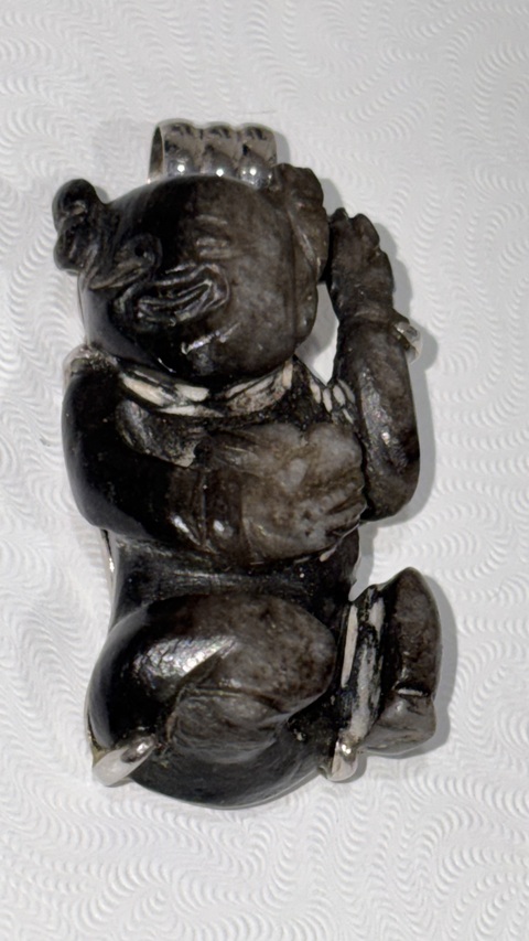 古玩玉器玉童子真品鑒賞圖