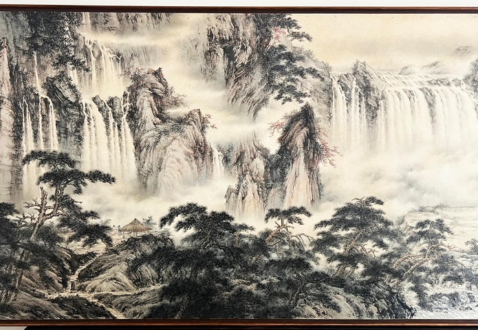 古玩字畫山水真品鑒賞圖