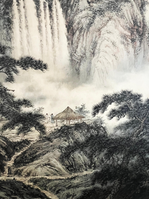 古玩字畫山水真品鑒賞圖