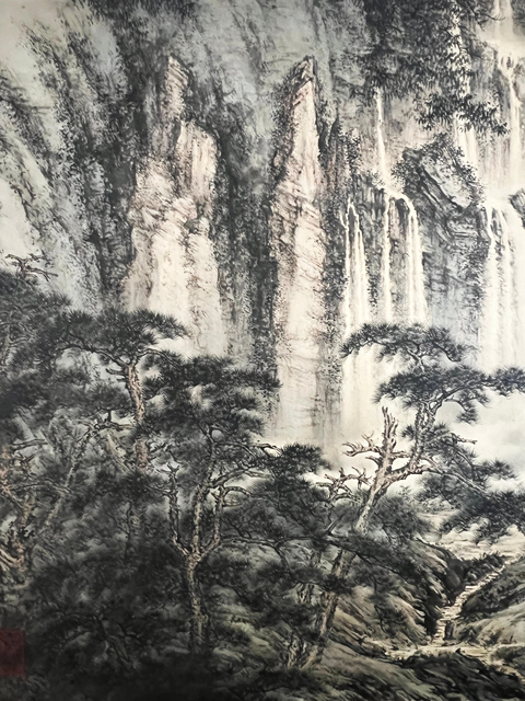古玩字畫山水真品鑒賞圖