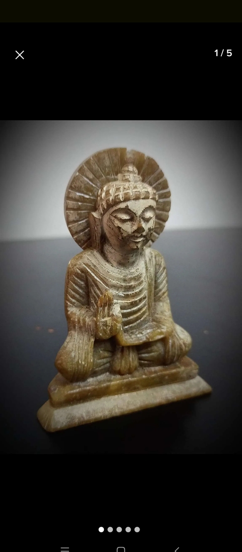 古玩玉器石雕佛像真品鑒賞圖