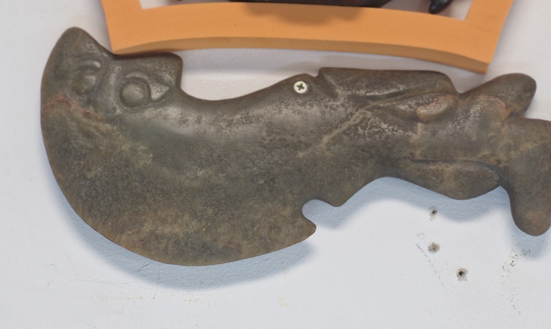 古玩玉器做舊仿古“玉刀”真品鑒賞圖