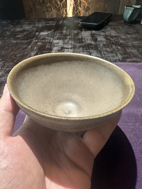 古玩陶瓷北宋晚期建窯灰背盞真品鑒賞圖