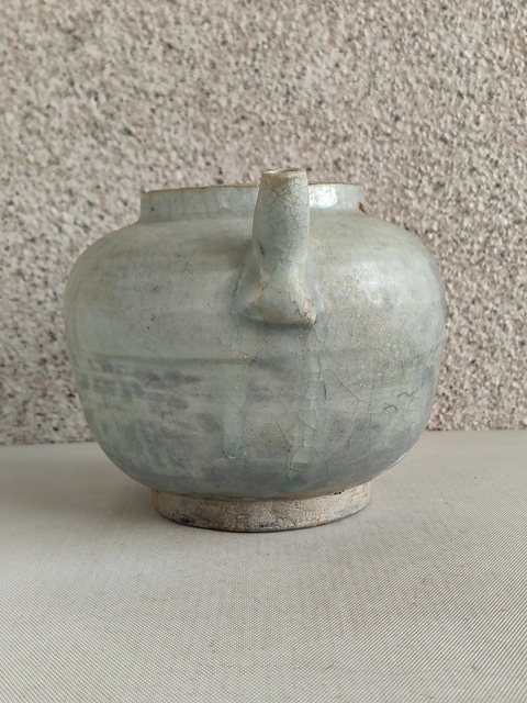 古玩陶瓷晚明執壺真品鑒賞圖
