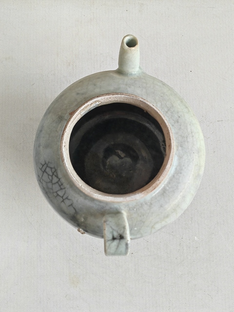 古玩陶瓷晚明執壺真品鑒賞圖