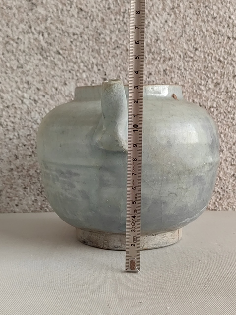 古玩陶瓷晚明執壺真品鑒賞圖