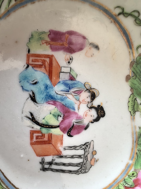 古玩陶瓷廣彩碗真品鑒賞圖