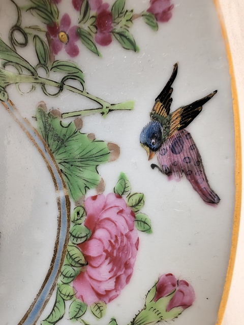 古玩陶瓷廣彩碗真品鑒賞圖