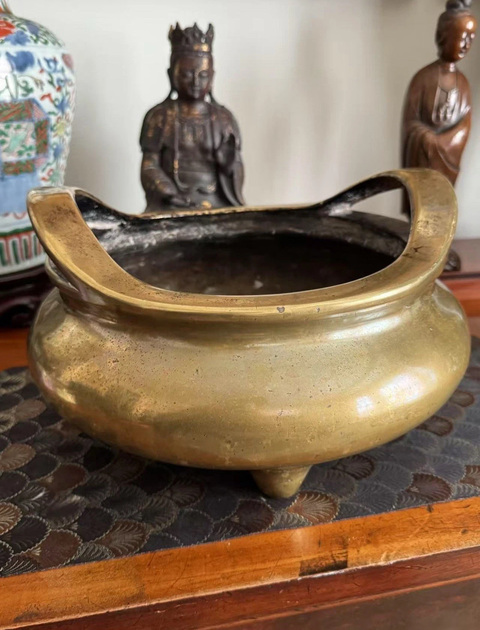 古玩銅器爐子真品鑒賞圖